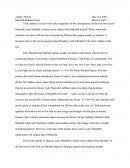 Macbeth Ruthless Essay	period 2 and 3