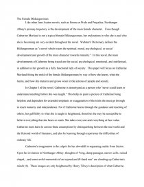 bildungsroman essay