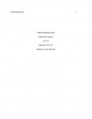 Cjs 211: Ethical Dilemmas Paper