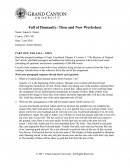 Fall of Humanity: Then and Now Worksheet
